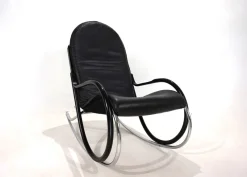 Pamono Strässle Nonna Rocking Chair by Paul Tuttle, 1972><noscript><img width=