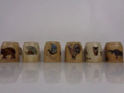 Pamono Studio Ceramic Breakfast Plates & Coffee Mug by Heinz Theo Dietz, 1960s, Set of 12><noscript><img width=