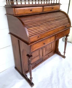 Best Pamono Stylish Colonial Teak Secretaire