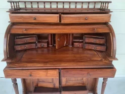 Best Pamono Stylish Colonial Teak Secretaire
