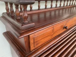 Best Pamono Stylish Colonial Teak Secretaire