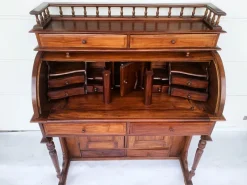 Best Pamono Stylish Colonial Teak Secretaire