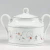 Hot Pamono Sugar Bowl Circus Series by Richard Ginori, Gio Pontis for Lazzaroni, 1950