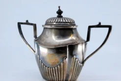 Sale Pamono Sugar Bowl in Fluted Silver