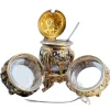 Online Pamono Sugar Bowl with Salt and Pepper Shaker in Gilded Silver, Set of 3