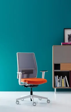 Best Pamono Sugar Net High Backrest Managerial Armchair by Quinti Sedute