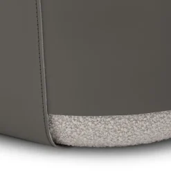 Pamono Sumo Bouclé Wool and Leather Pouf by Morica Design><noscript><img width=