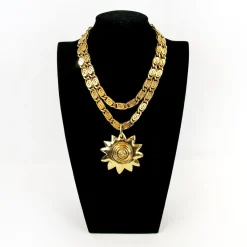 Clearance Pamono Sun Motif Pendant from Givenchy, 1980s