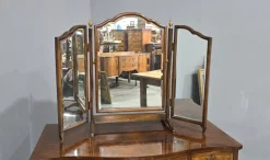Discount Pamono Super Serpentine Burr Walnut Dressing Table, 1920