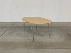 Pamono Superellipse Table by Bruno Mathsson and Piet Hein for Fritz Hansen><noscript><img width=