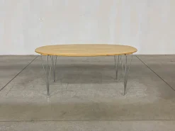Pamono Superellipse Table by Bruno Mathsson and Piet Hein for Fritz Hansen><noscript><img width=