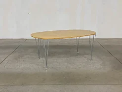 Pamono Superellipse Table by Bruno Mathsson and Piet Hein for Fritz Hansen><noscript><img width=
