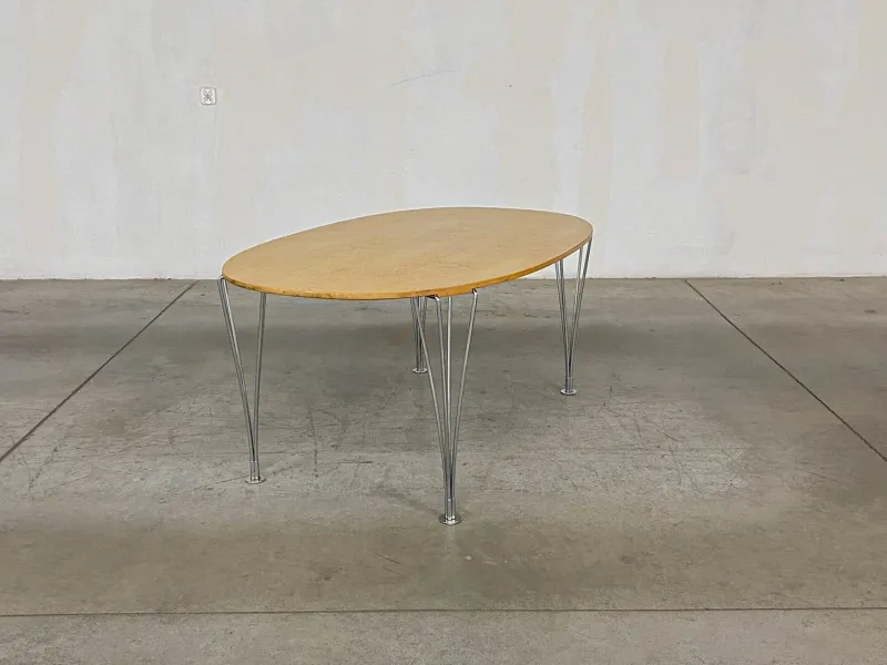 Pamono Superellipse Table by Bruno Mathsson and Piet Hein for Fritz Hansen> Dining Tables & Sets