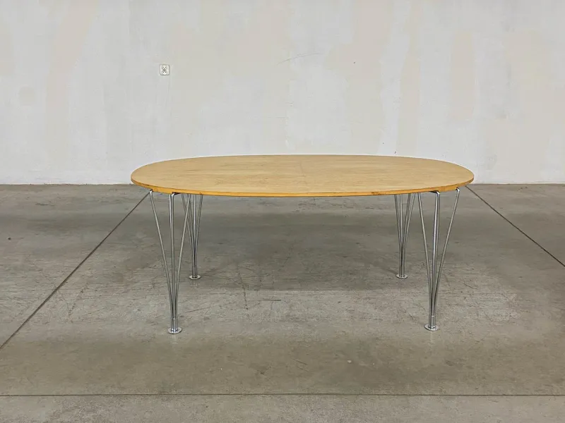 Pamono Superellipse Table by Bruno Mathsson and Piet Hein for Fritz Hansen> Dining Tables & Sets