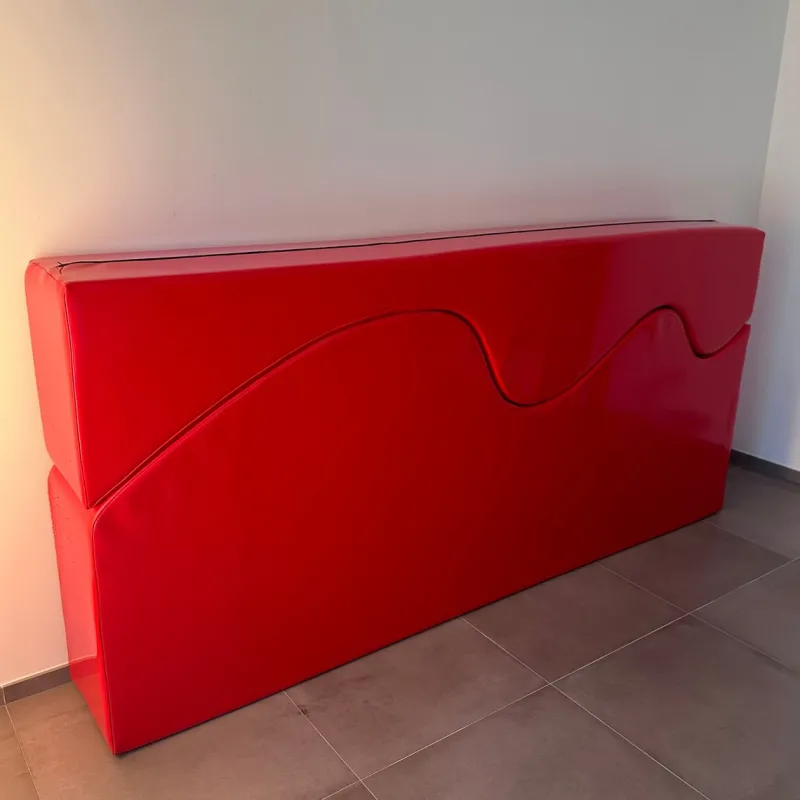 Pamono Superonda Red Sofa by Archizoom for Poltronova, 1967, Set of 2> Couches & Sofas