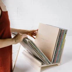 Pamono Support for Vinyl Discs and Books by Debosc><noscript><img width=