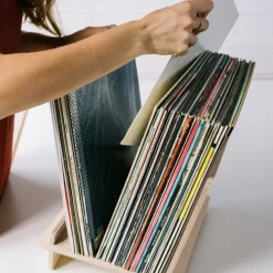 Pamono Support for Vinyl Discs and Books by Debosc><noscript><img width=