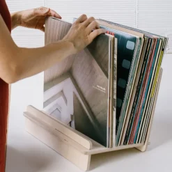 Pamono Support for Vinyl Discs and Books by Debosc><noscript><img width=
