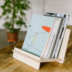Pamono Support for Vinyl Discs and Books by Debosc><noscript><img width=