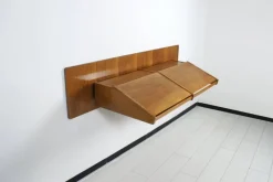Sale Pamono Suspended Console With Mirror and Italian Desk, 1950s