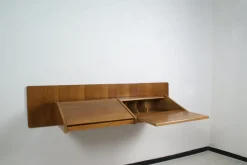 Sale Pamono Suspended Console With Mirror and Italian Desk, 1950s