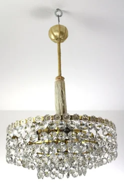Online Pamono Swarovski Crystal Chandelier, 1960s