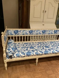Pamono Sweden Bench in the Lindome Style, 1800s><noscript><img width=