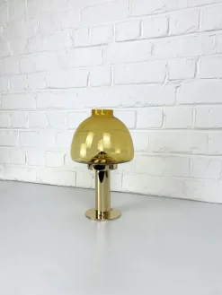 New Pamono Swedish Candleholder in Brass attributed to Hans-Agne Jakobsson for Markaryd, 1960s