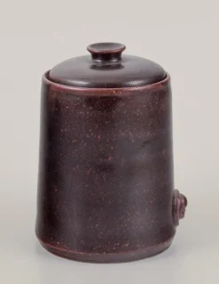 Best Pamono Swedish Ceramic Lidded Jar by Rolf Fagerberg