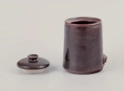 Best Pamono Swedish Ceramic Lidded Jar by Rolf Fagerberg