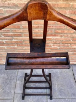 Pamono Swedish Dark Wood Valet, 1950s><noscript><img width=