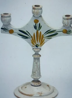 Pamono Swedish God Jul Candleholders, 1890s, Set of 3> Candleholders
