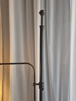 Pamono Swedish Grace Art Deco Floor Lamp in Bronze from Cebe, 1930s><noscript><img width=