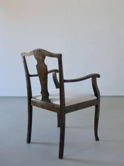 Pamono Swedish Grace Satin Birch Dining Chairs, 1920s, Set of 6><noscript><img width=