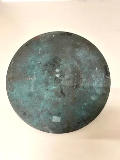 Pamono Swedish Grace Sundial in Patinated Bronze by Ulla Fogelklou-Skogh, 1930s><noscript><img width=