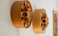 Pamono Swedish Handmade Wooden Sconces, Set of 2><noscript><img width=
