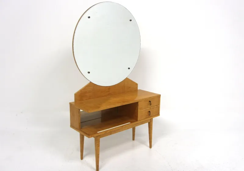 Pamono Swedish Modern Birch Dressing Table, 1940s> Dressing Tables
