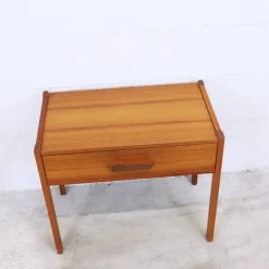 Pamono Swedish Teak Nightstand, 1960s><noscript><img width=