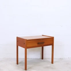 Pamono Swedish Teak Nightstand, 1960s><noscript><img width=