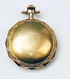 Pamono Swiss Pocket Watch in 14 Carat Gold with Diamonds, 1890s> Watches