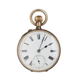 Pamono Swiss Pocket Watch in 14 kt Gold Case> Watches