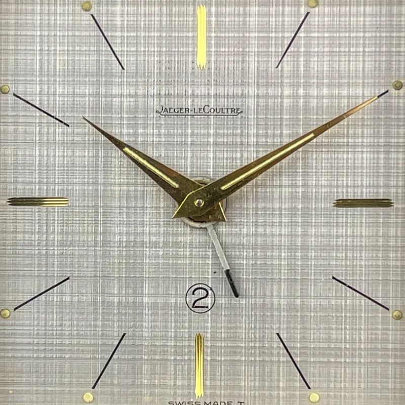 Pamono Swiss Travel Alarm Clock from Jaeger LeCoultre, 1950s from Jaeger Lecoultre