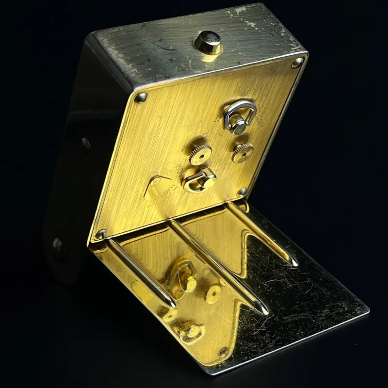 Pamono Swiss Travel Alarm Clock from Jaeger LeCoultre, 1950s from Jaeger Lecoultre