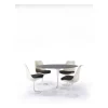 Pamono Swivel Chairs by Eero Saarinen & Knoll International, 1950s, Set of 4> Office Chairs