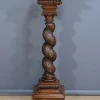 Pamono Swivel Column in Walnut, 1900s> Pedestals And Columns