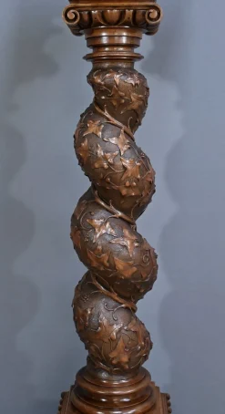 Pamono Swivel Column in Walnut, 1900s><noscript><img width=