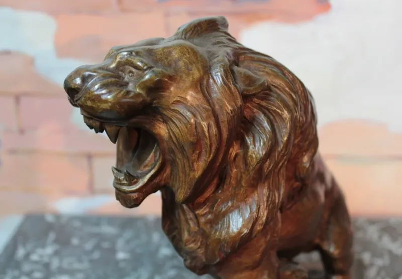 New Pamono T. Cartier, Lion, 20th Century, Regula