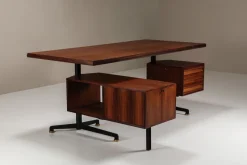 Pamono T95 Executive Desk by Osvaldo Borsani for Tecno, Italy, 1950s