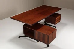 Pamono T95 Executive Desk by Osvaldo Borsani for Tecno, Italy, 1950s