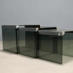 Pamono T35 Nesting Tables attributed to Gallotti & Radice, Set of 3><noscript><img width=